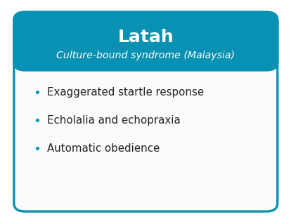 Latah concept card