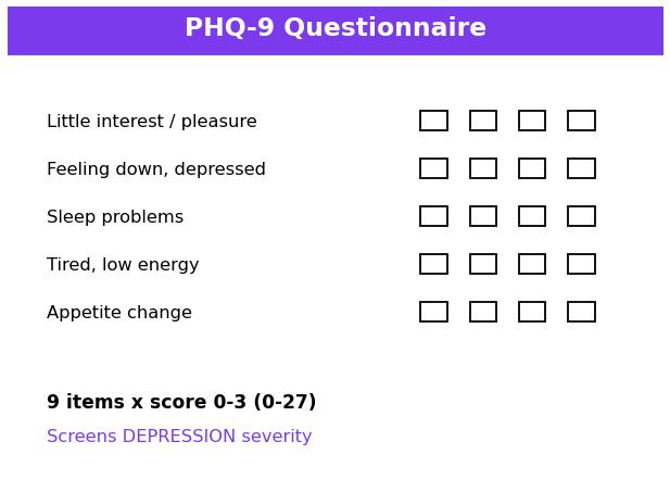 PHQ-9 depression questionnaire