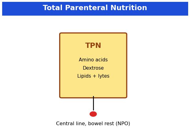 Total parenteral nutrition bag
