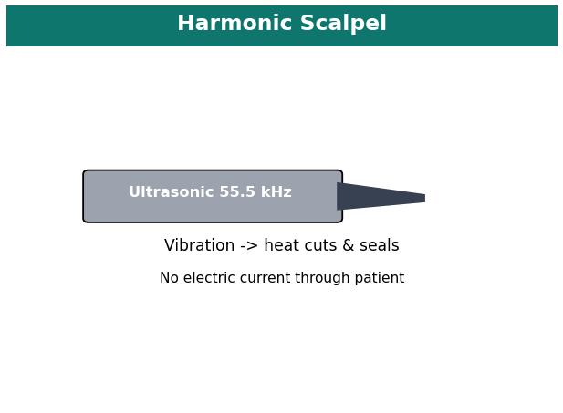 Harmonic ultrasonic scalpel