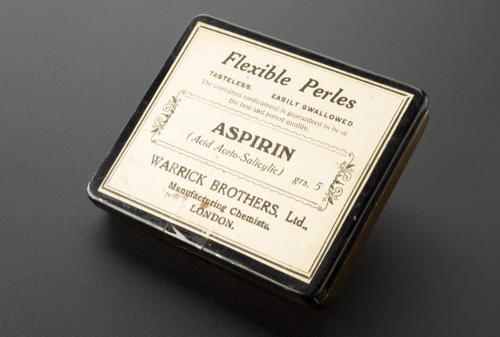 Box of aspirin (acetylsalicylic acid) tablets