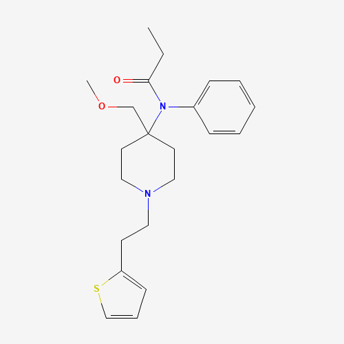 Chemical structure of sufentanil