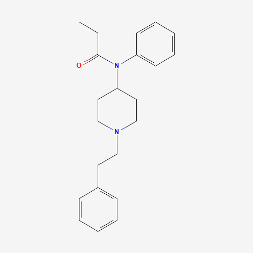 Chemical structure of fentanyl