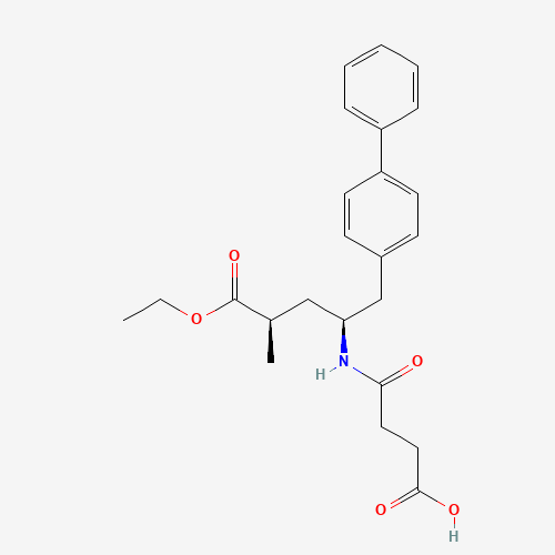 Chemical structure of sacubitril