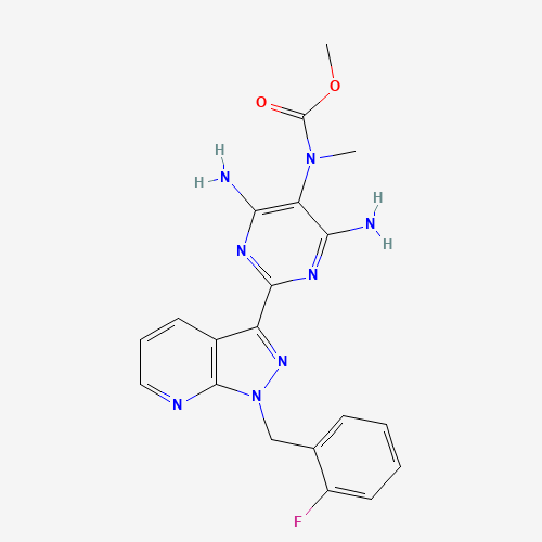 Chemical structure of riociguat