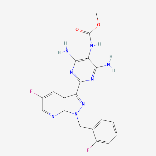 Chemical structure of vericiguat