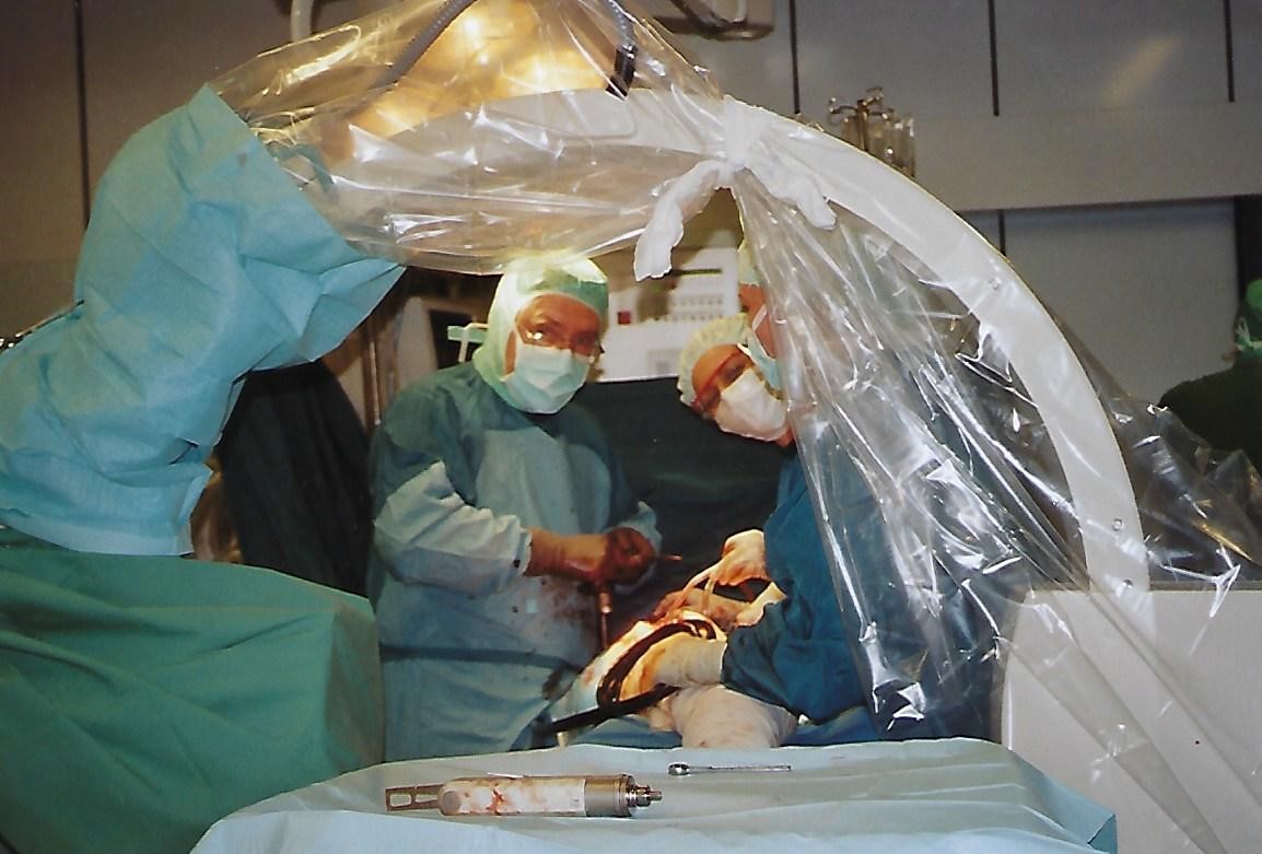 C-arm in operating room